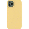 Hurtel Eco Case Case for iPhone 11 Pro Max Silicone Cover Phone Cover Yellow - (Eco Case iPhone 11 Pro Max Yellow)