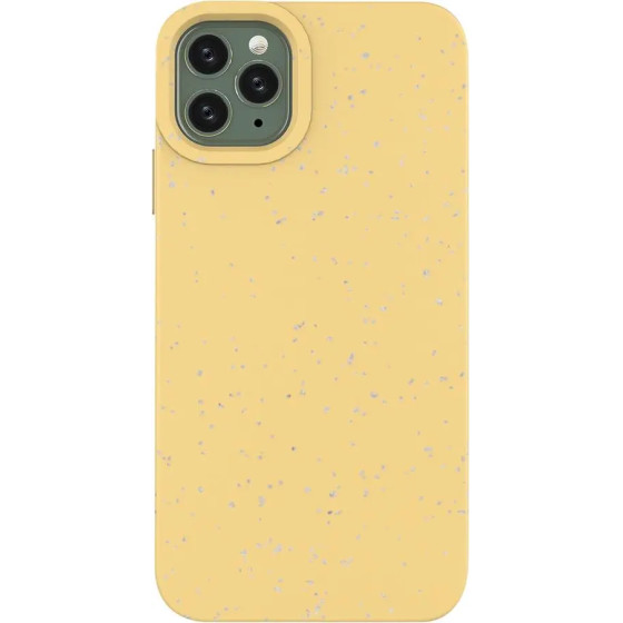 Hurtel Eco Case Case for iPhone 11 Pro Silicone Cover Phone Cover Yellow - (Eco Case iPhone 11 Pro Yellow)