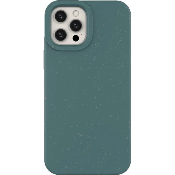 Hurtel Eco Case Case for iPhone 12 Pro Max Silicone Cover Phone Cover Green - (Eco Case iPhone 12 Pro Max Dark Green)