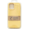 Hurtel Eco Case Case for iPhone 12 Pro Max Silicone Cover Phone Cover Yellow - (Eco Case iPhone 12 Pro Max Yellow)