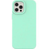 Hurtel Eco Case Case for iPhone 12 Pro Silicone Cover Phone Shell Mint - (Eco Case iPhone 12 Pro Mint)