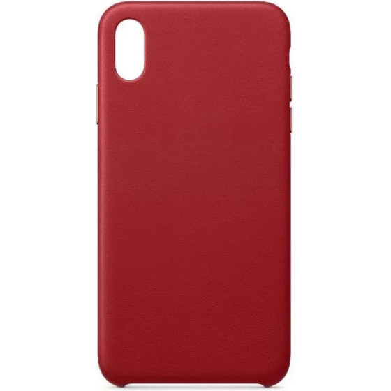 Hurtel ECO Leather case cover for iPhone 12 mini red - (ECO Leather Case (without logo) iPhone 12 mini red)