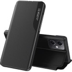 Hurtel Eco Leather View Case Cover for Xiaomi Redmi Note 12 5G / Poco X5 5G with Flip Stand Black - (Eco Leather View Xiaomi Poco X5/Redmi Note 12 5G Black)