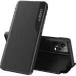 Hurtel Eco Leather View Case Cover for Xiaomi Redmi Note 12 Pro / Poco X5 Pro 5G with Flip Stand Black - (Eco Leather View Xiaomi Poco X5 PRO/Redmi Note 12 Pro 5G Black)