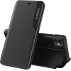 Hurtel Eco Leather View Case elegant bookcase type case with kickstand for iPhone 13 Pro Max black - (Eco Leather View Case iPhone 13 Pro Max 6,7 Black)