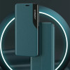 Hurtel Eco Leather View Case elegant bookcase type case with kickstand for iPhone 13 Pro Max blue - (Eco Leather View Case iPhone 13 Pro Max 6,7 Blue)