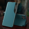 Hurtel Eco Leather View Case elegant bookcase type case with kickstand for Samsung Galaxy A22 4G blue - (Eco Leather View Case Samsung A22 4G Blue)
