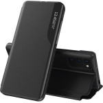 Hurtel Eco Leather View Case elegant bookcase type case with kickstand for Xiaomi Poco M3 / Xiaomi Redmi 9T black - (Eco Leather View Case POCO M3 Black)