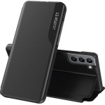 Hurtel Eco Leather View Case elegant case with a flip cover and stand function for Samsung Galaxy S22 + (S22 Plus) black - (Eco Leather View Samsung S22 Plus Black)