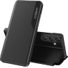 Hurtel Eco Leather View Case elegant case with flap and stand function for Samsung Galaxy A36 - black - (Eco Leather View Case Samsung Galaxy A36 Black)