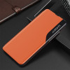 Hurtel Eco Leather View Case Elegant Flip Cover Case with Stand Function Xiaomi Redmi K40 Pro + / K40 Pro / K40 / Poco F3 Orange - (Eco Leather View Case Xiaomi POCO F3/Redmi K40 Orange)