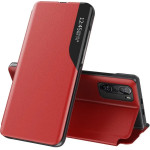 Hurtel Eco Leather View Case Elegant Flip Cover Case with Stand Function Xiaomi Redmi K40 Pro + / K40 Pro / K40 / Poco F3 Red - (Eco Leather View Case Xiaomi POCO F3/Redmi K40 Red)