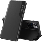 Hurtel Eco Leather View Case Elegant Flip Cover Stand Function Poco M4 Pro 5G Black - (Eco Leather View Redmi Note 11T 5G / 11S 5G / Poco M4 Pro 5G Black)