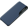 Hurtel Eco Leather View Case Elegant Flip Cover with Stand Function Poco M4 Pro 5G Blue - (Eco Leather View Redmi Note 11T 5G / 11S 5G / Poco M4 Pro 5G Blue)