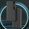 Hurtel Eco Leather View Case for Samsung Galaxy S24 FE with Flip and Stand - Black - (Eco Leather View Case Samsung Galaxy S24 FE Black)