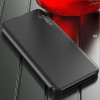 Hurtel Eco Leather View Case for Samsung Galaxy S24 FE with Flip and Stand - Black - (Eco Leather View Case Samsung Galaxy S24 FE Black)