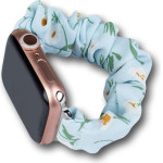 Hurtel Fabric Watch 7 band 7/6/5/4/3/2 / SE (41/40 / 38mm) strap bracelet bracelet with elastic blue - (Material Strap Summer Apple Watch 3/4/5/6/SE/7 38/40/41 model 2)