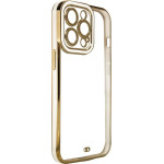 Hurtel Fashion Case Case for Samsung Galaxy A12 5G Gold Frame Gel Cover White - (FASHION CASE Sam A12 5G WHITE)