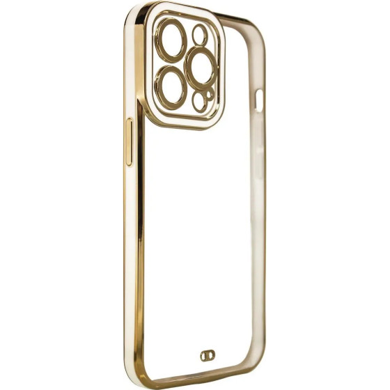 Hurtel Fashion Case Cover for Xiaomi Redmi Note 11 Pro Gold Frame Gel Cover White - (FASHION CASE Redmi Note 11 Pro Global WHITE)