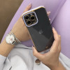 Hurtel Fashion Case for iPhone 12 Pro Max Gold Frame Gel Cover Red - (FASHION CASE iPhone 12 Pro Max RED)