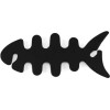 Hurtel Fish-shaped headphone cable wrap - black - (Fish earphone cable winder black)