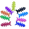 Hurtel Fish-shaped headphone cable wrap - white - (Fish earphone cable winder white)