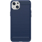 Hurtel Flexible carbon pattern case for iPhone 15 Plus Carbon Case - blue - (CARBON CASE IPHONE 15 PLUS BLUE)
