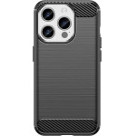 Hurtel Flexible carbon pattern case for iPhone 15 Pro Carbon Case - black - (CARBON CASE IPHONE 15 PRO BLACK)