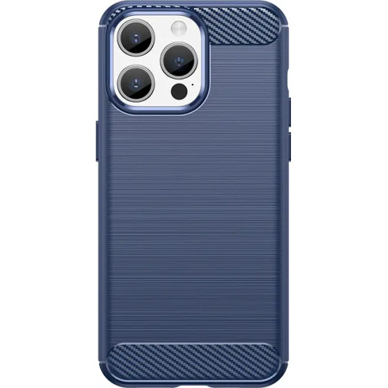 Hurtel Flexible carbon pattern case for iPhone 15 Pro Carbon Case - blue - (CARBON CASE IPHONE 15 PRO BLUE)