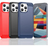 Hurtel Flexible carbon pattern case for iPhone 15 Pro Max Carbon Case - black - (CARBON CASE IPHONE 15 PRO MAX BLACK)