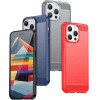 Hurtel Flexible carbon pattern case for iPhone 15 Pro Max Carbon Case - blue - (CARBON CASE IPHONE 15 PRO MAX BLUE)