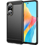 Hurtel Flexible carbon pattern case for Oppo A98 5G Carbon Case - black - (Carbon Case OPPO A98 5G Black)