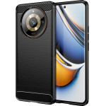 Hurtel Flexible carbon pattern case for Realme 11 Pro / 11 Pro+ Carbon Case - black - (Carbon Case Realme 11 Pro / 11 Pro+ Black)