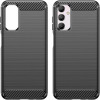 Hurtel Flexible carbon pattern case for Samsung Galaxy M14 Carbon Case - black - (Carbon Case Samsung M14 Black)
