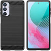 Hurtel Flexible carbon pattern case for Samsung Galaxy M54 Carbon Case - black - (Carbon Case Samsung M54 Black)