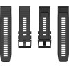 Hurtel Garmin Fenix 3/5X/6X/7X Pro Silicone Strap - Black
