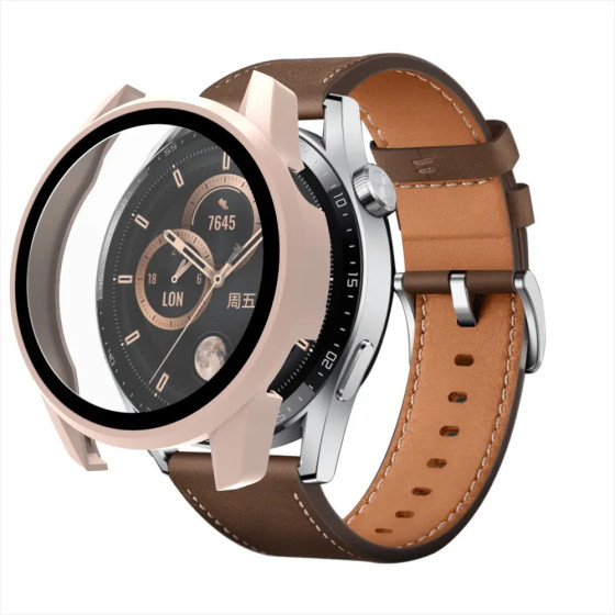 Hurtel Glass protector for Huawei Watch GT3 42mm - pink