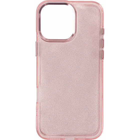 Hurtel Glitter Case for iPhone 16 Pro Max - pink with glitter - (Glitter Case for iPhone 16 Pro Max Pink)