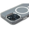 Hurtel Glitter Case MagSafe for iPhone 16 - white with glitter - (Magsafe Glitter Case MagSafe for iPhone 16 White)