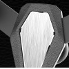 Hurtel Gravity smartphone car holder, silver (YC07) - (YC07 universal gravity air vent car mount silver)