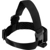 Hurtel Headband for GoPro, DJI Osmo Action, EKEN, SJCam, Insta360 action cameras + long mounting screw black - (GoPro head strap with long screw)