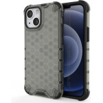 Hurtel Honeycomb Case armor cover with TPU Bumper for iPhone 13 mini black - (Honeycomb Apple iPhone 13 Mini Black)