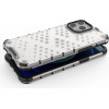 Hurtel Honeycomb Case armor cover with TPU Bumper for iPhone 13 Pro Max black - (Honeycomb Apple iPhone 13 PRO MAX Black)