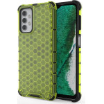 Hurtel Honeycomb Case armor cover with TPU Bumper for Samsung Galaxy A32 5G green - (Honeycomb Samsung A32 5G Green)