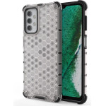 Hurtel Honeycomb Case armor cover with TPU Bumper for Samsung Galaxy A32 5G transparent - (Honeycomb Samsung A32 5G Transparent)