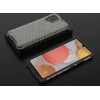 Hurtel Honeycomb Case armor cover with TPU Bumper for Samsung Galaxy A42 5G black - (Honeycomb Samsung A42 5G Black)