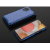 Hurtel Honeycomb Case armor cover with TPU Bumper for Samsung Galaxy A42 5G blue - (Honeycomb Samsung A42 5G Blue)