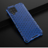 Hurtel Honeycomb Case armor cover with TPU Bumper for Samsung Galaxy A42 5G blue - (Honeycomb Samsung A42 5G Blue)