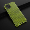 Hurtel Honeycomb Case armor cover with TPU Bumper for Samsung Galaxy A42 5G green - (Honeycomb Samsung A42 5G Green)