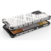 Hurtel Honeycomb Case armor cover with TPU Bumper for Samsung Galaxy A42 5G transparent - (Honeycomb Samsung A42 5G Transparent)
